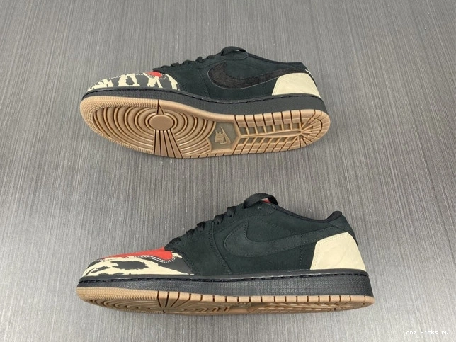 Chep Onekick SoleFly x DN3400-001 Air Jordan 1 Low Carnivore 0808